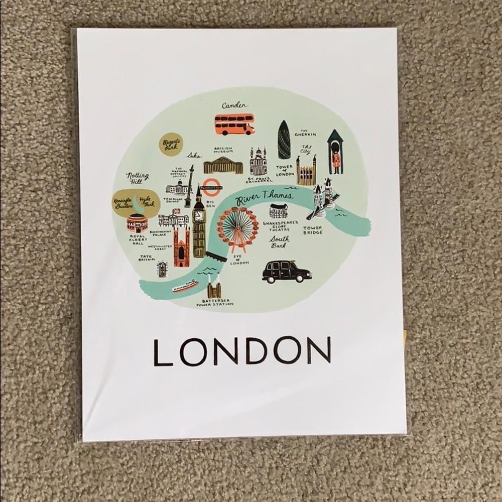 Rifle Paper Co. Map of London Print